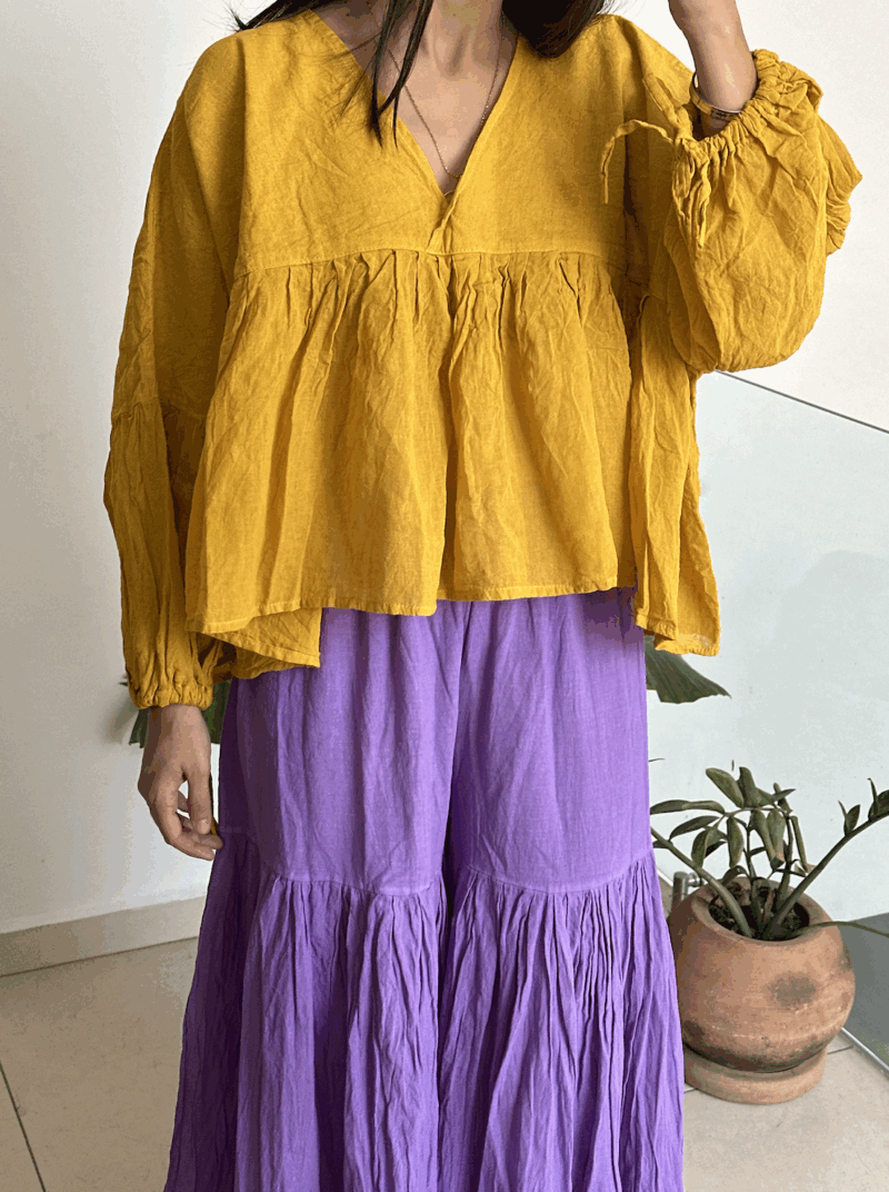 Blusa Luciérnaga Amarilla